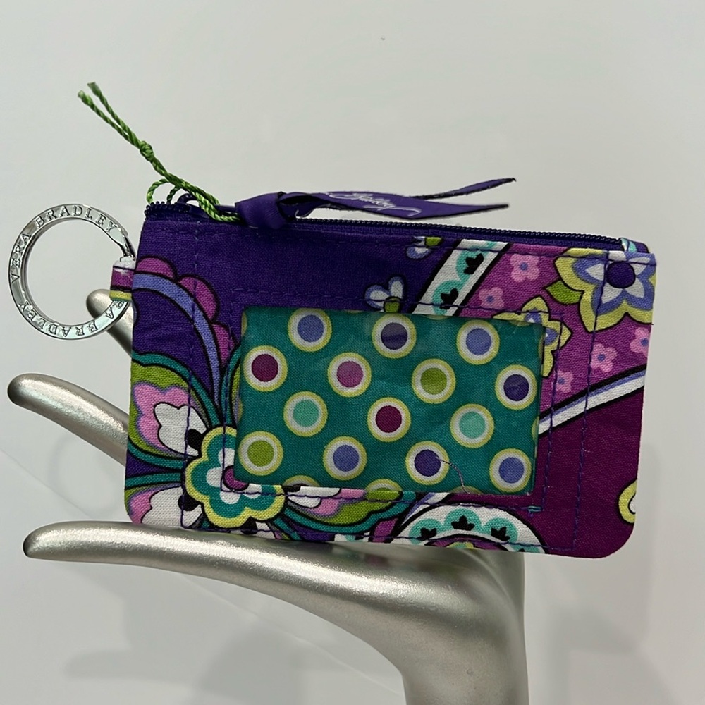 Vera Bradley Zip ID Case Heather